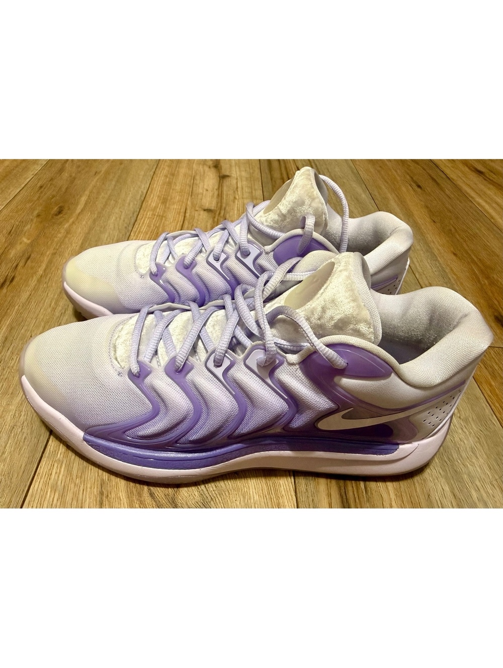 Nike KD 17 BAD Basketball Shoes Dusty Amethyst Pearl FJ9487-500 Size 11.5 EUC
